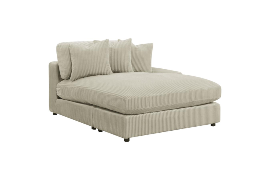 Blaine Upholstered Reversible Chaise Sectional Sofa Sand 509899-SET