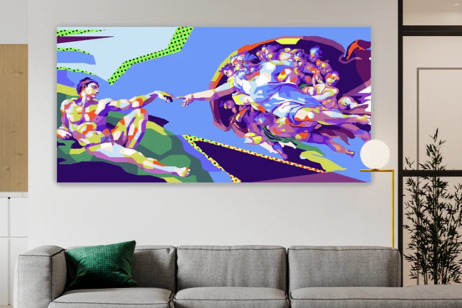 POP-03 ADAM The Creation Pop Wall Art Print TG
