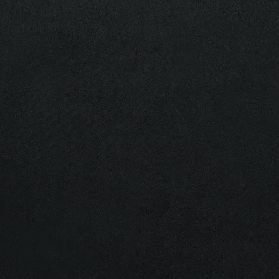 Ravenne Velvet Upholstered LED Dresser Mirror Black