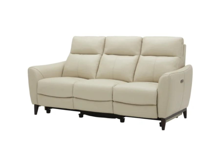 Crosslin Leather Power Reclining Sofa with Power Headrests FLOOR MODEL