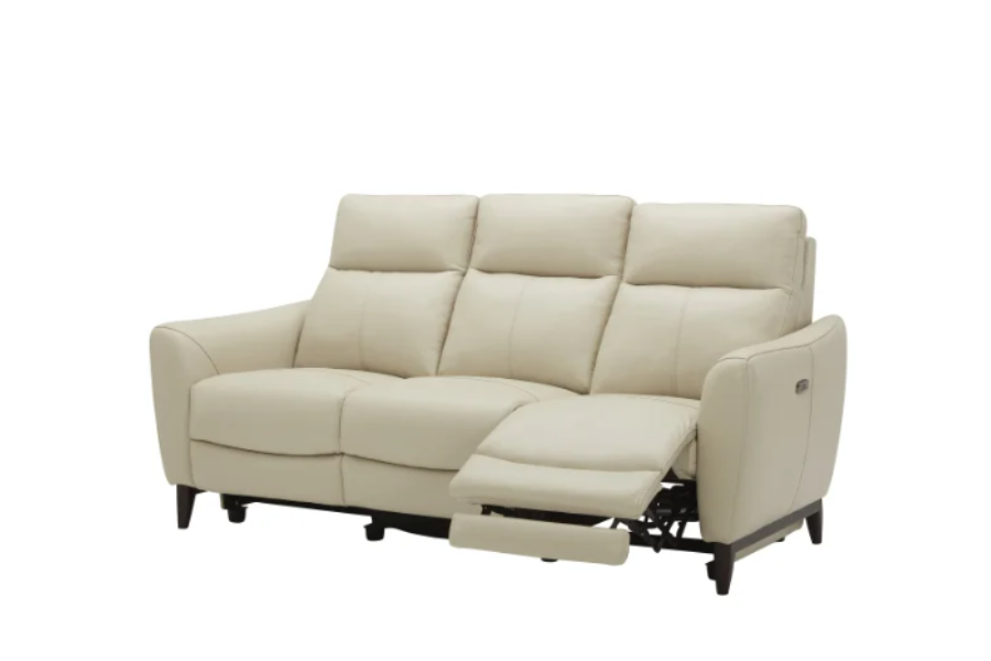 Crosslin Leather Power Reclining Sofa with Power Headrests FLOOR MODEL