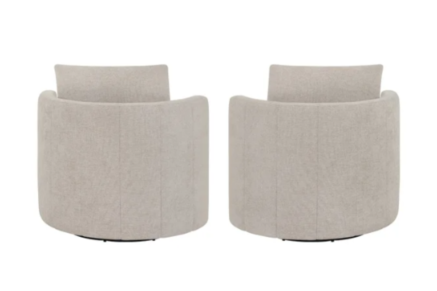 Thomasville Davos Swivel Chairs Floor Model