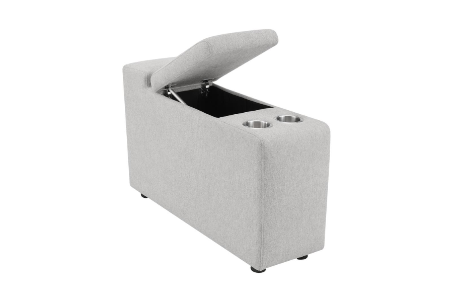 Collins 5-piece Power Reclining Home Theater Seating Grey 609561PT Comming Soon