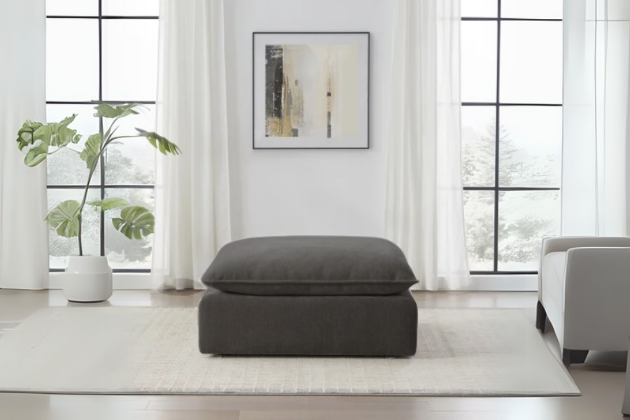 Sereen Fabric Ottoman