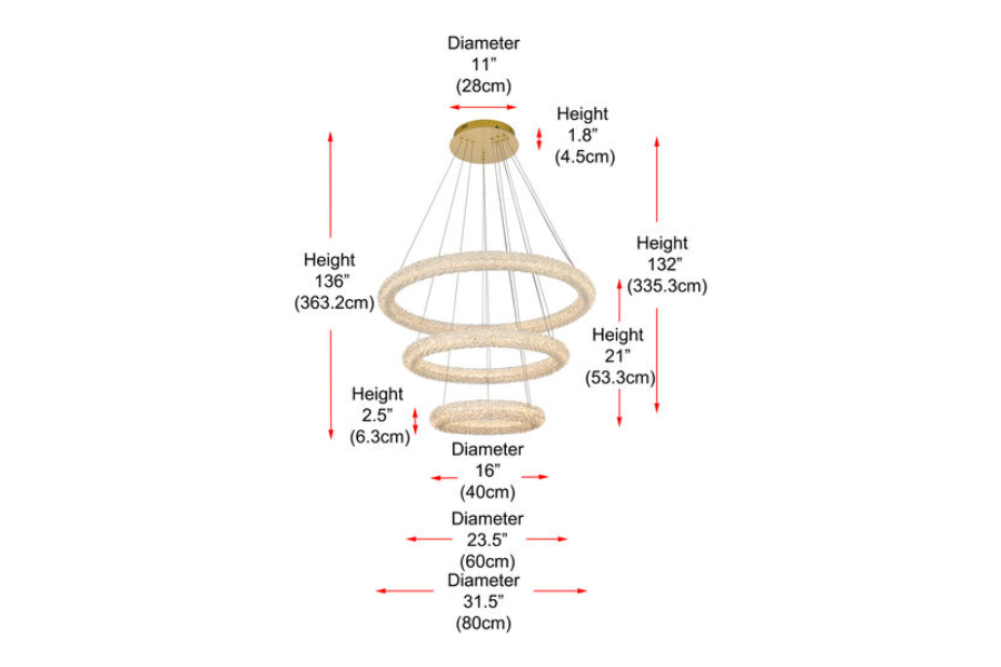 Bowen 3 Light 32.00 inch Chandelier