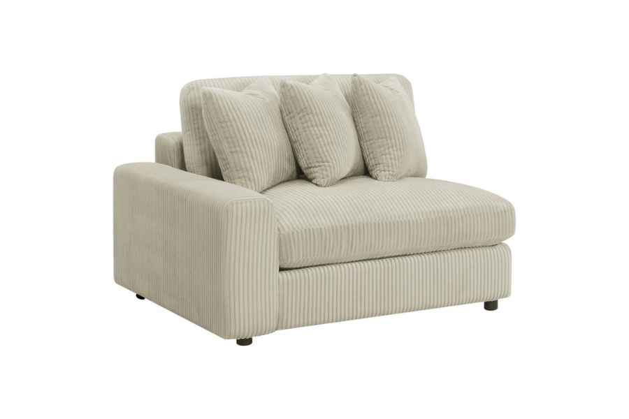 Blaine Upholstered Reversible Chaise Sectional Sofa Sand 509899-SET