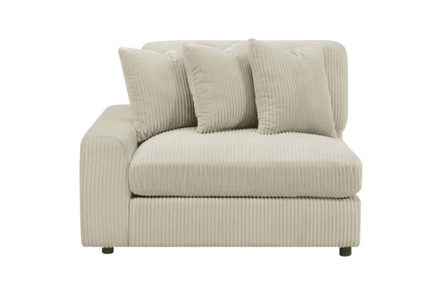 Blaine Upholstered Reversible Chaise Sectional Sofa Sand 509899-SET