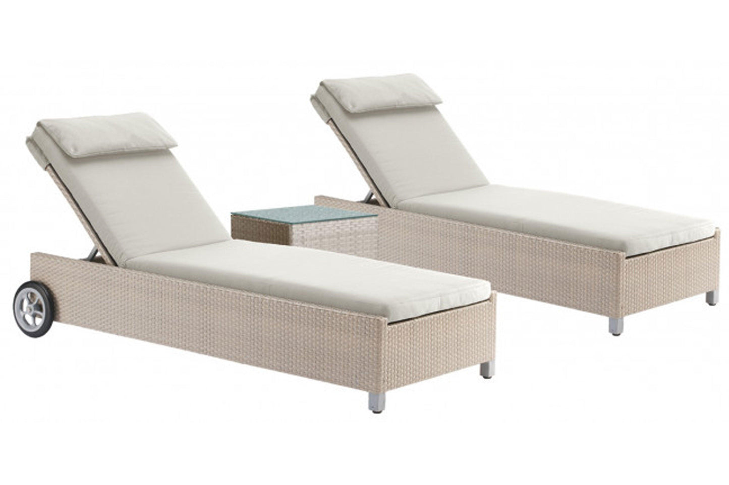 Cubix 3 PC Chaise Lounge Set - Venini Furniture