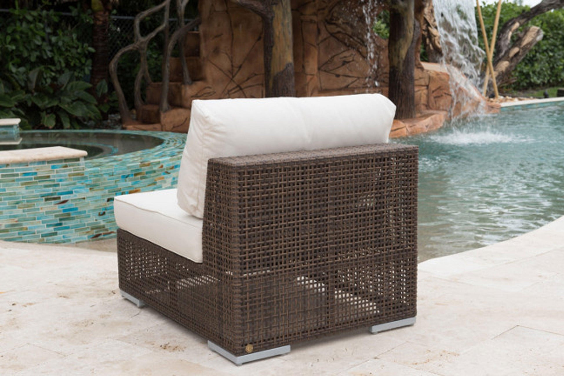 Atlantis Patio Modular Armless Chair SKU: 903-1321-JBP-A - Venini Furniture
