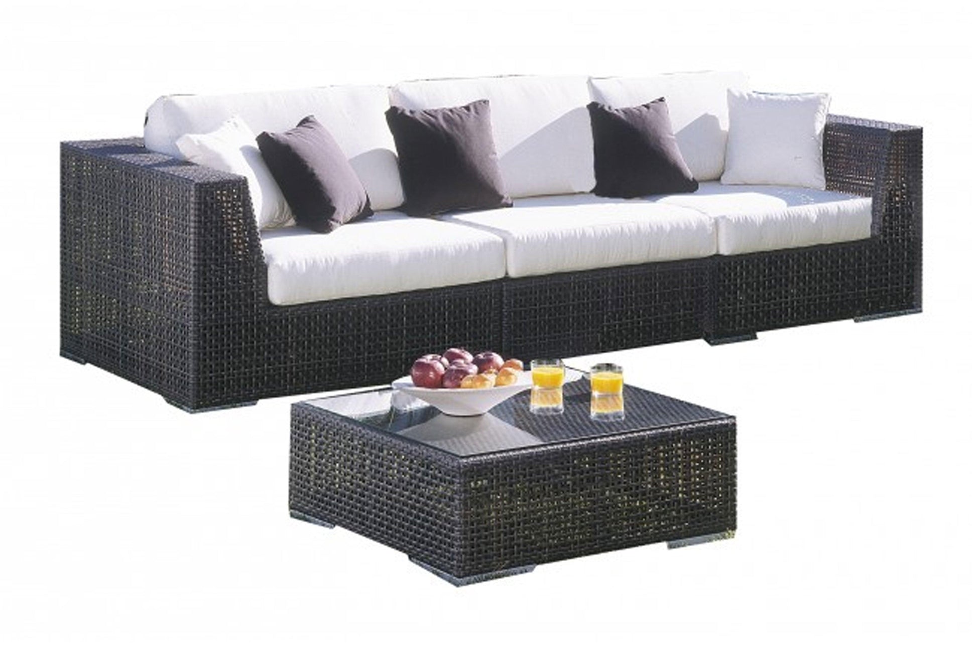 Atlantis Sofa 3 PC Set Deep Seating Group SKU: 3 PC SET-903-SOFA - Venini Furniture