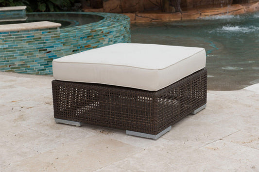 Atlantis Patio Ottoman SKU: 903-1323-JBP-O - Venini Furniture