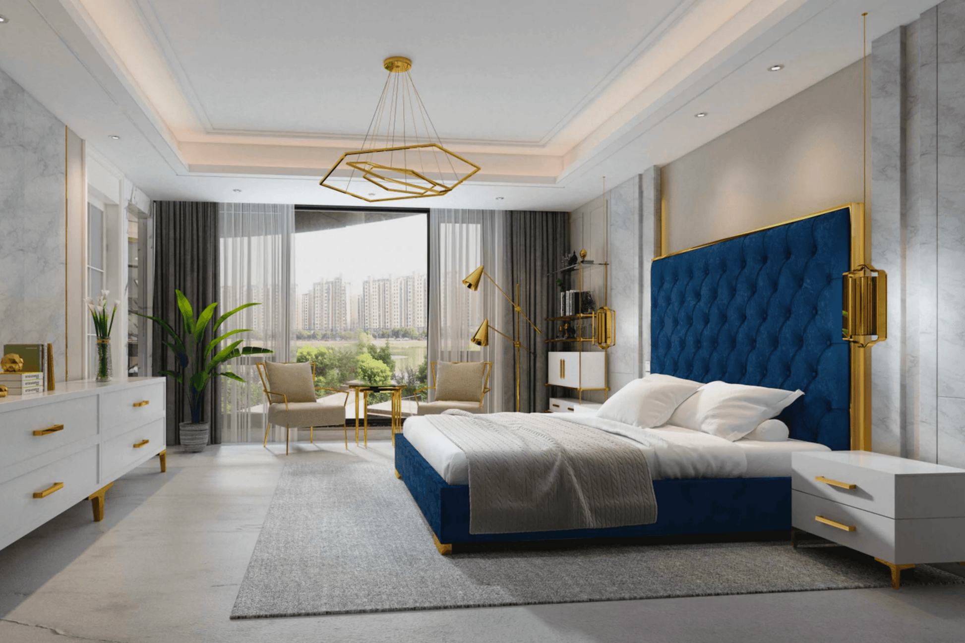 Venecia Bedroom Bed - Venini Furniture