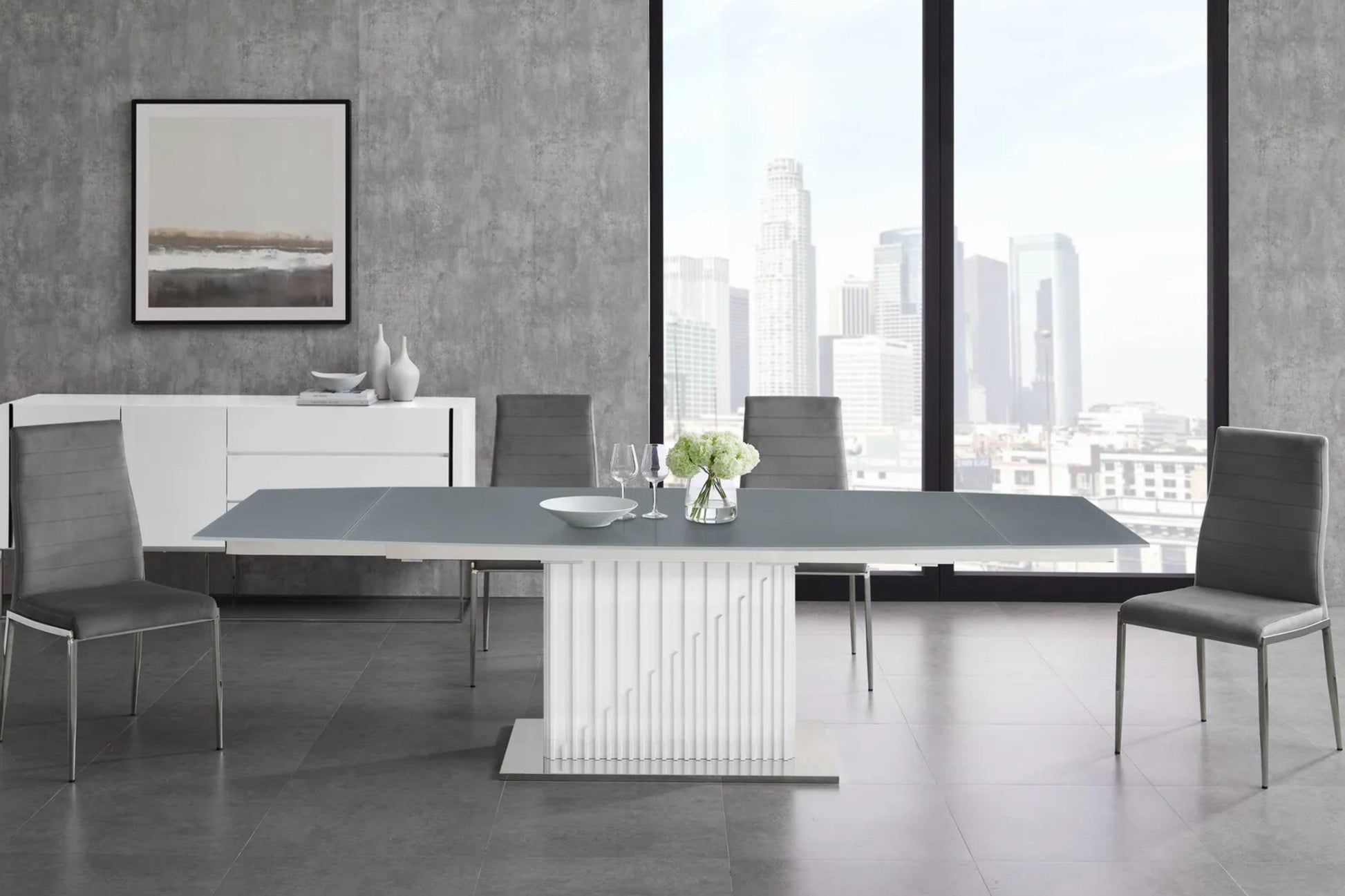 Moon Motorized Dining Table Model TC-MT08 - Venini Furniture