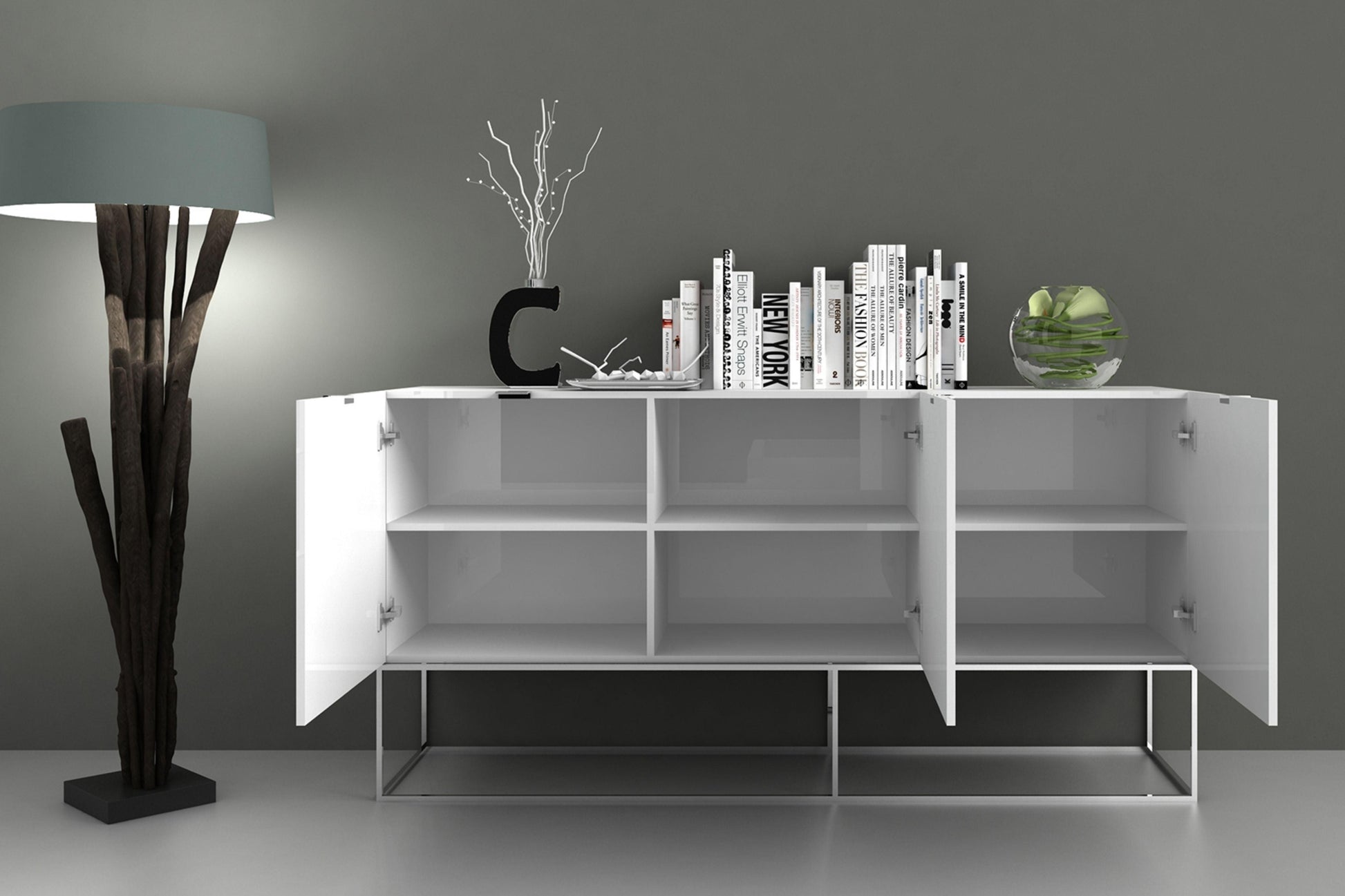 Vizzione Buffet-Server Model CB-1411-BG - Venini Furniture