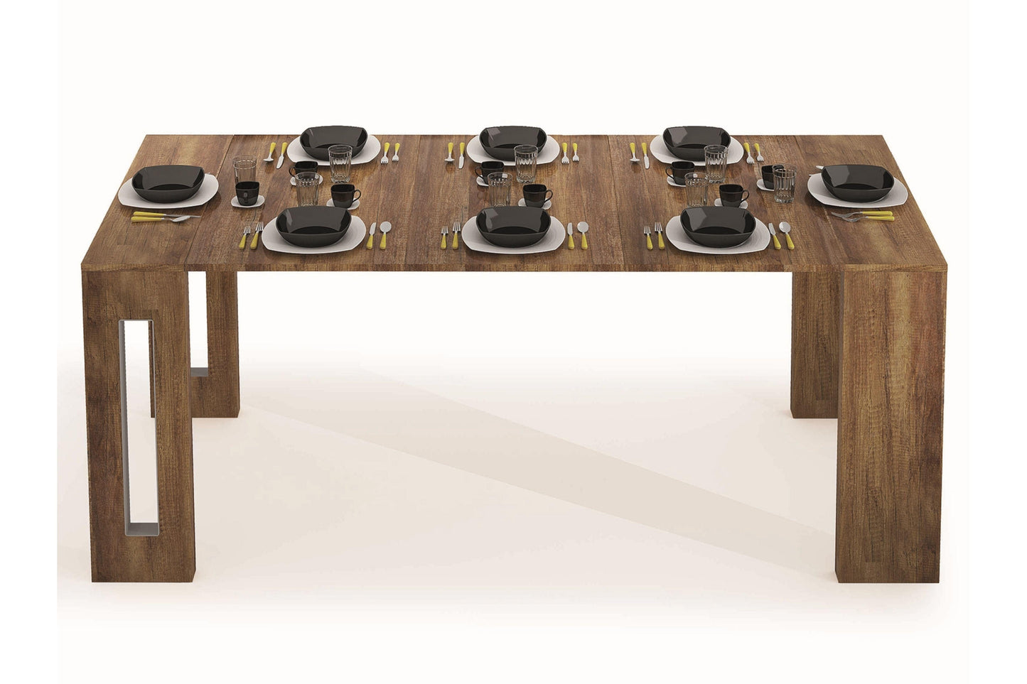 Erika Expandable Console Table Model TC-540B-BM - Venini Furniture