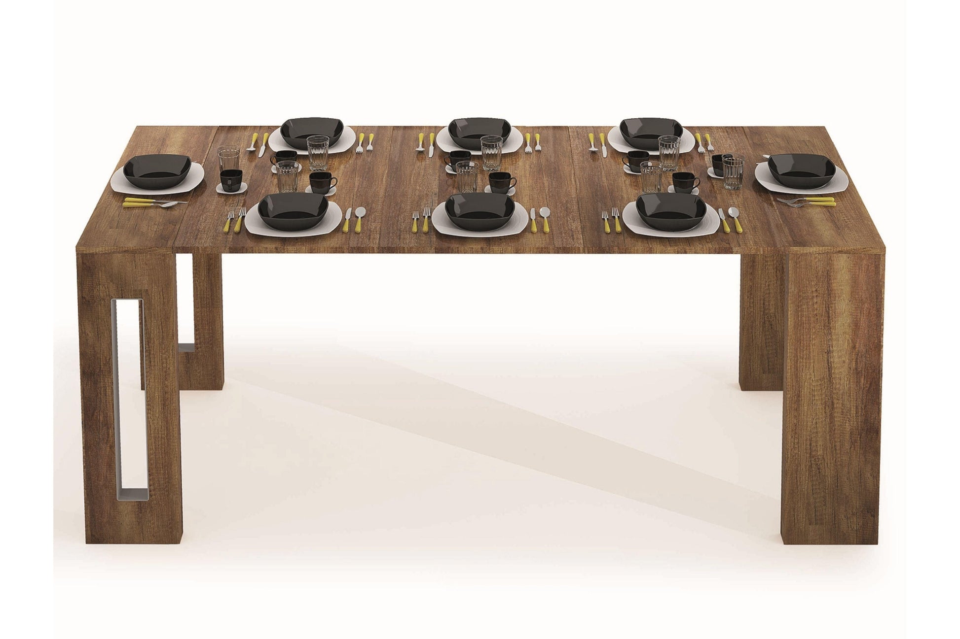 Erika Expandable Console Table Model TC-540B-BM - Venini Furniture