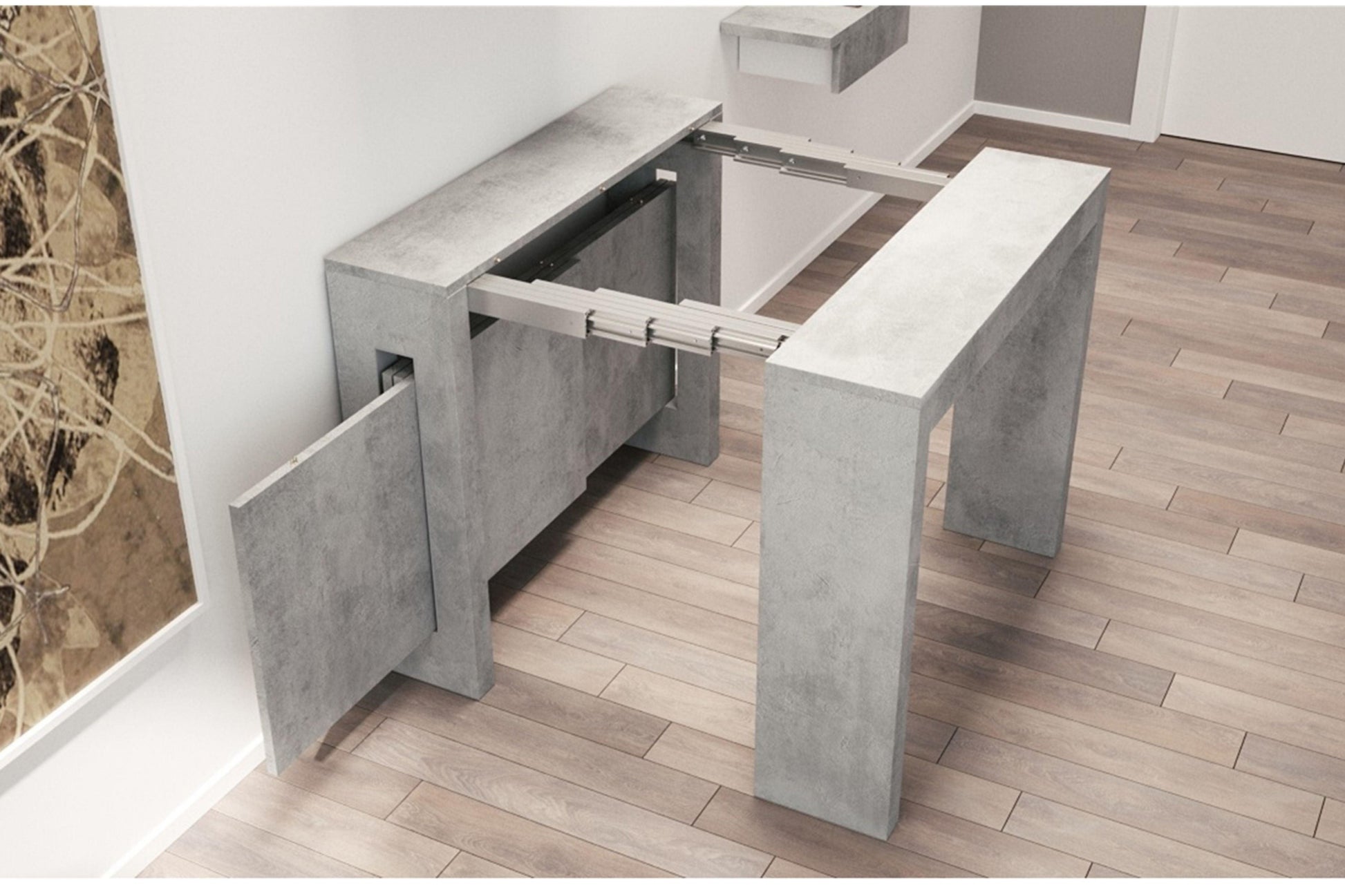 Elasto Expandable Console Table Model TC-542B - Venini Furniture