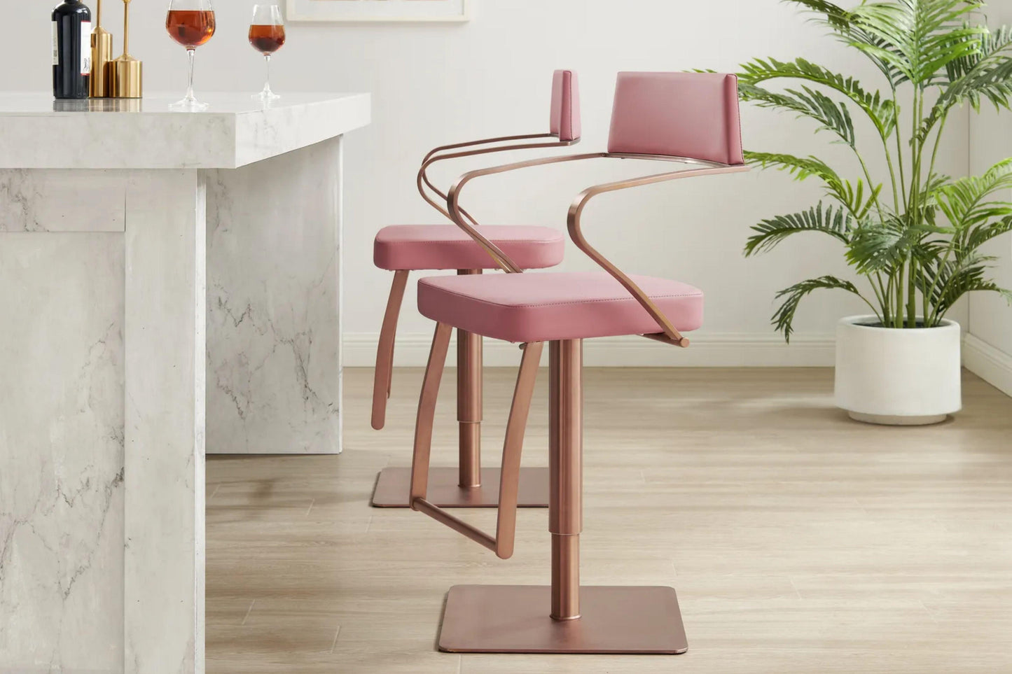 Harbor Bar Stool Model CB-C103W - Venini Furniture