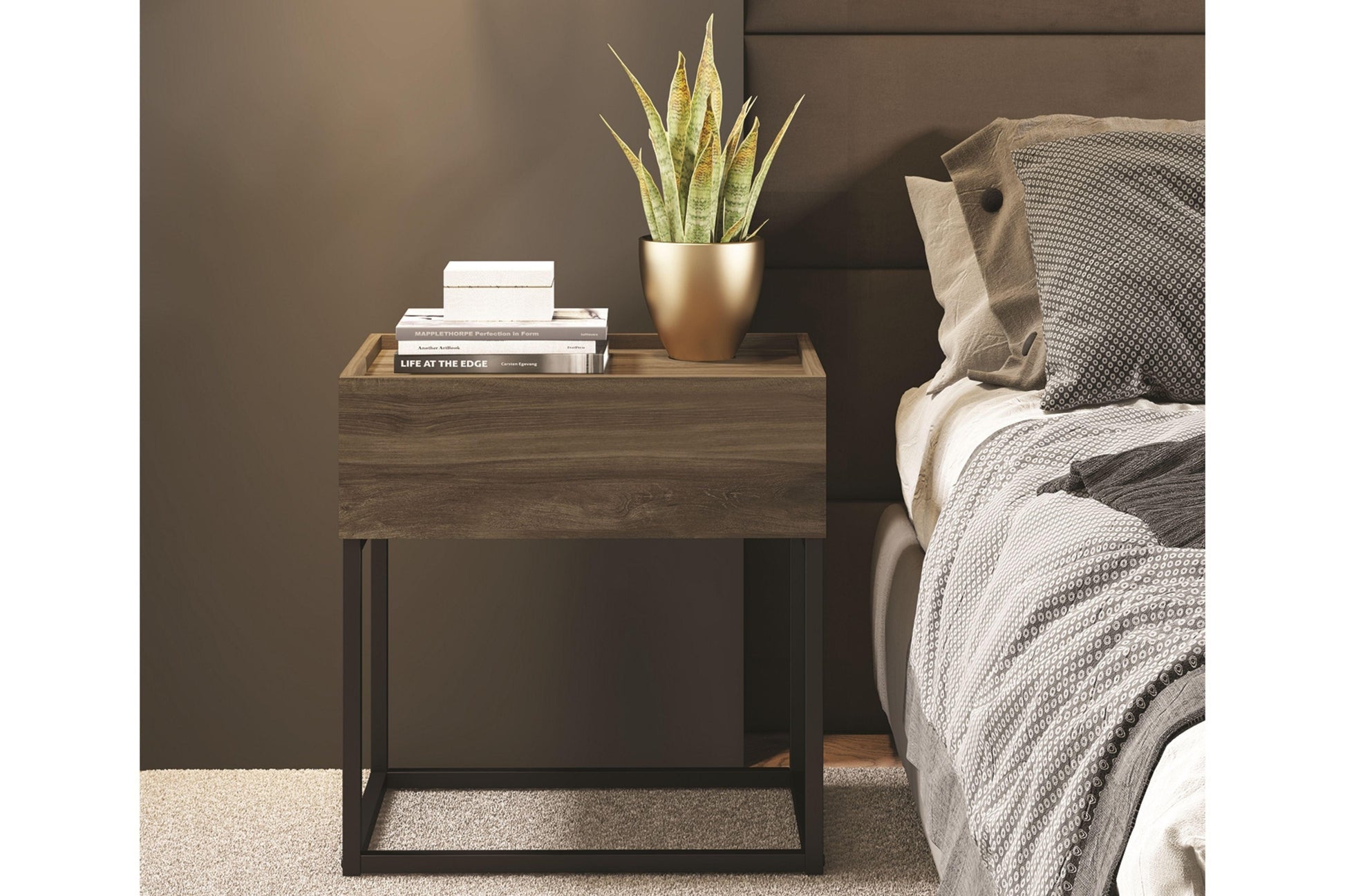 Noa Nightstand Model KD-B160 - Venini Furniture