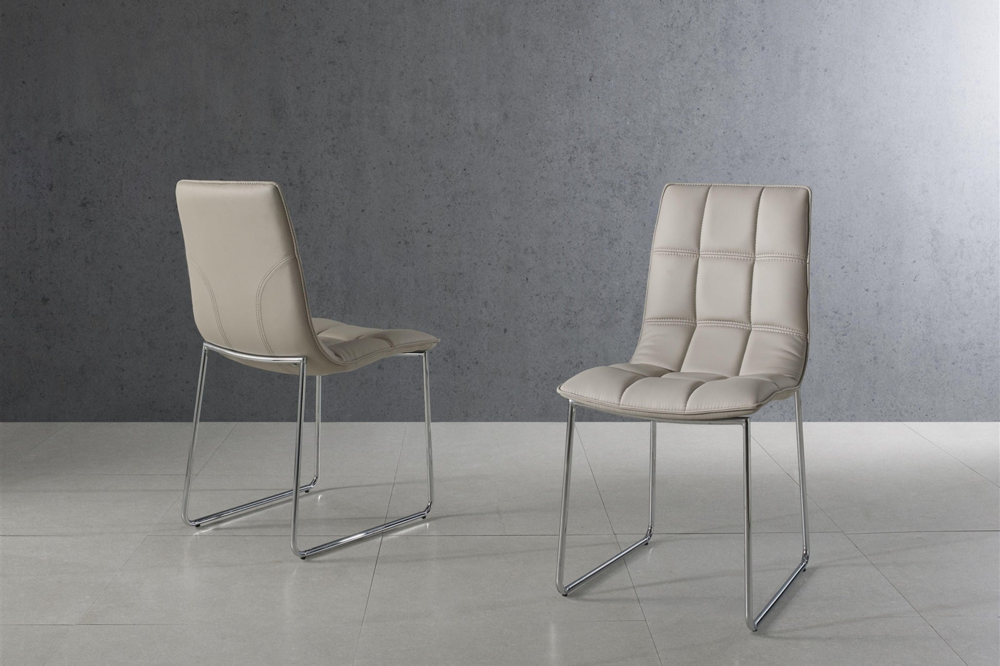 Leandro Dining Chair Taupe Model CB-870 - Venini Furniture