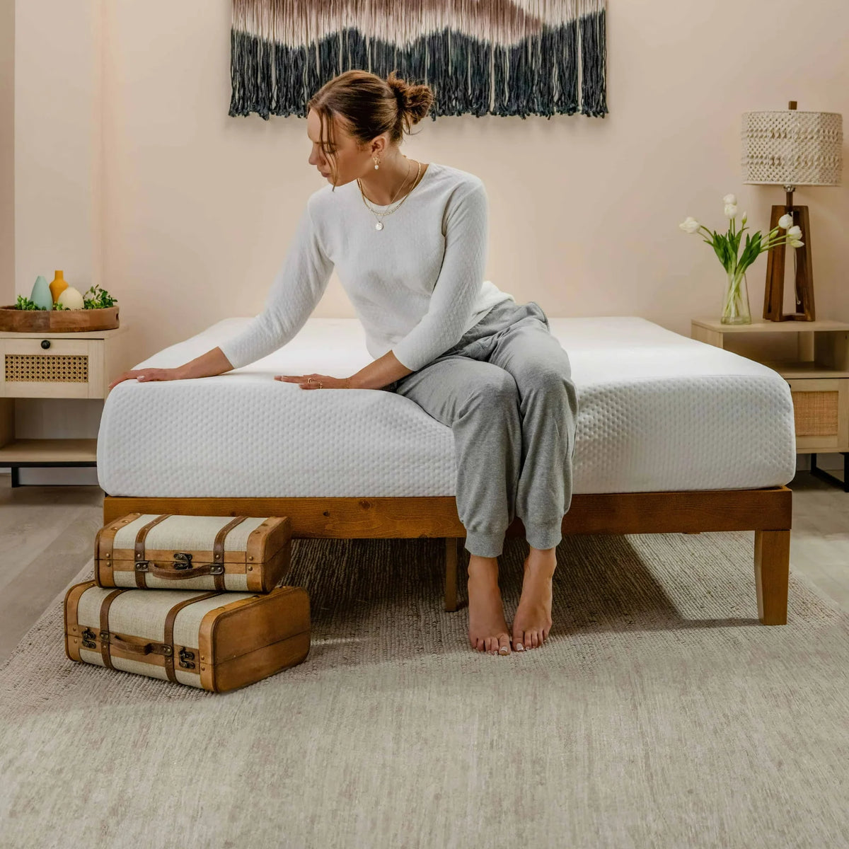 12" Green Tea Cooling Memory Foam Mattress