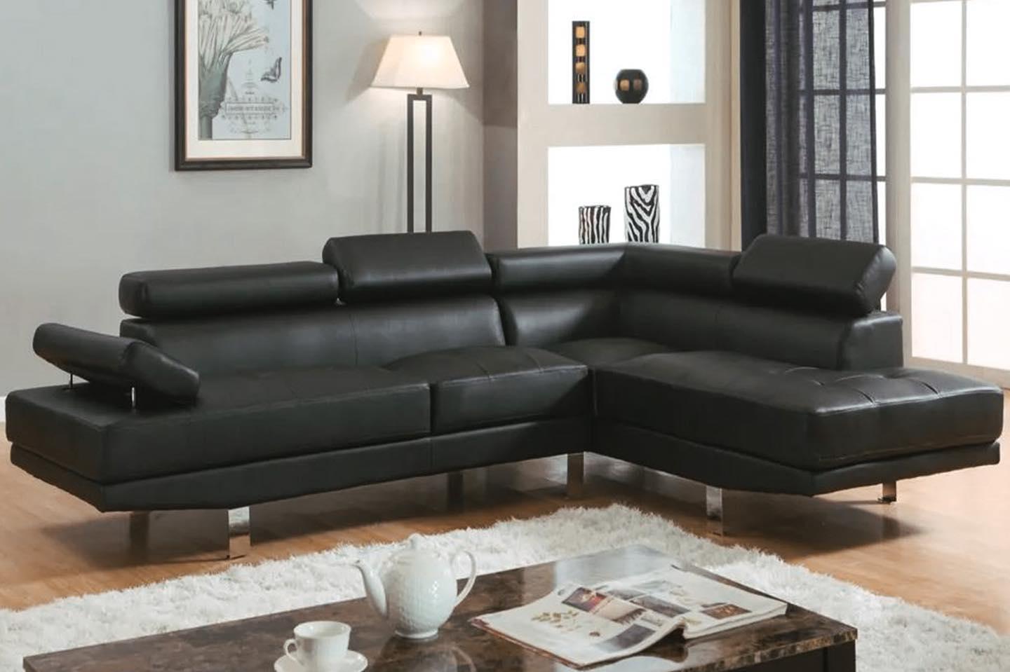 ECO LEATHER SECTIONAL - Venini Furniture