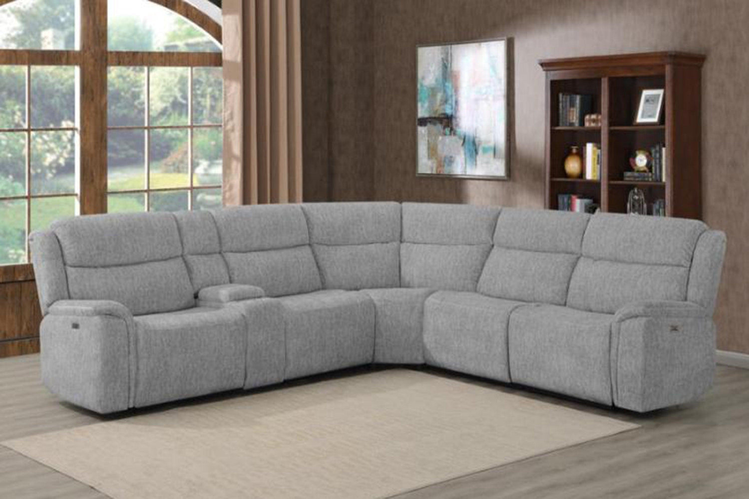 FABRIC MOTION SECTIONAL - Venini Furniture