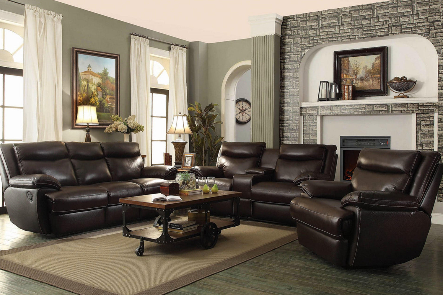 ECO LEATHER MOTION SOFAS - Venini Furniture