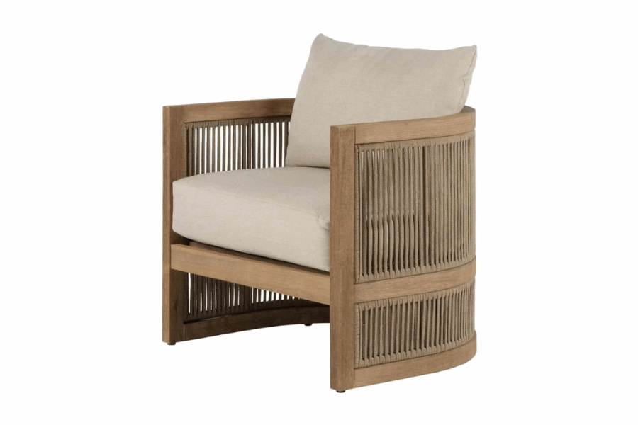 Panama Jack Cabo Lounge Chair with Cushions PJO-4401-NAT-LC