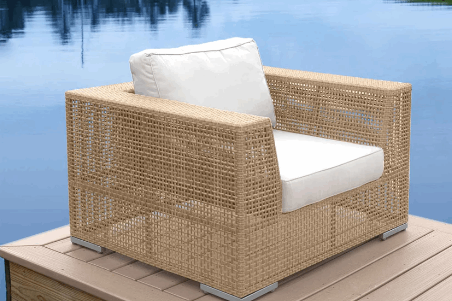 Panama Jack Austin Lounge Chair PJO-3801-NAT-LC