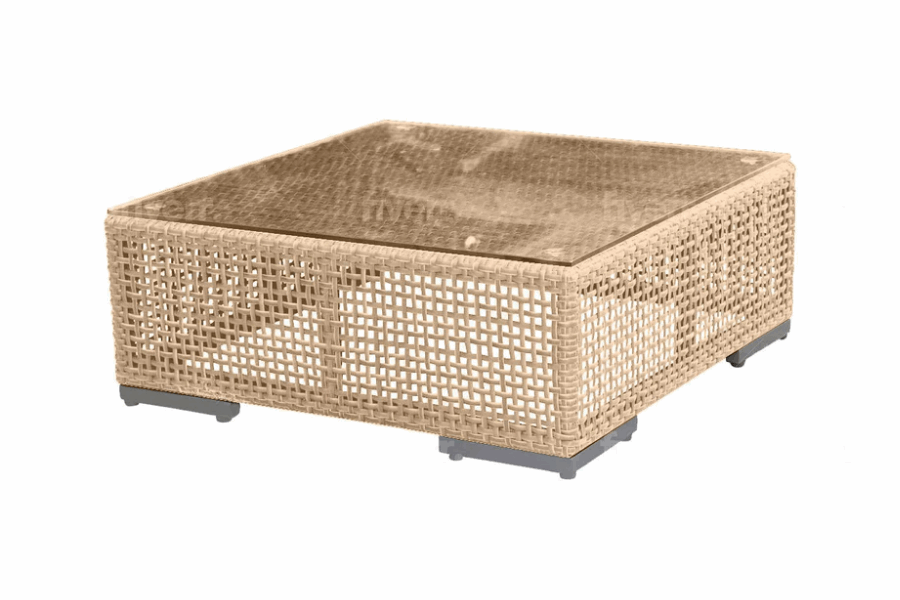 Panama Jack Austin Coffee Table with Glass