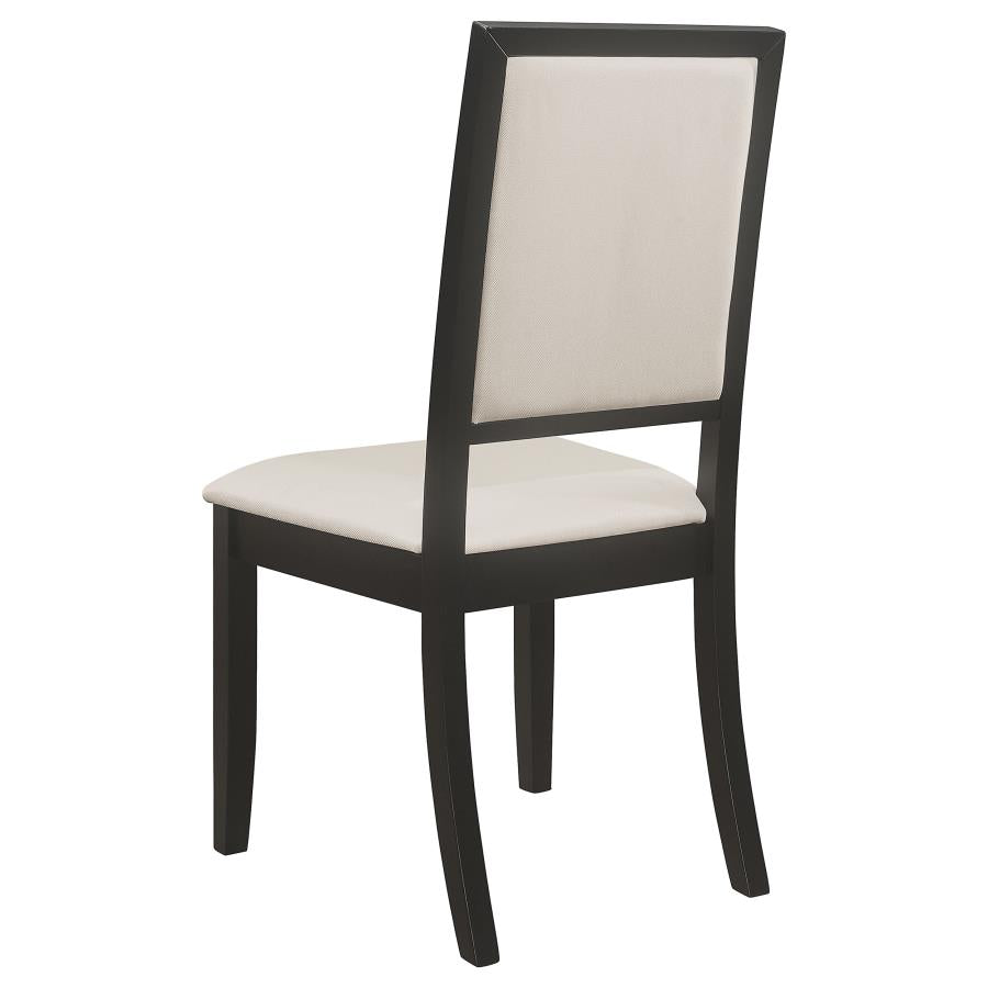 Louise 5 to 7 Piece Rectangular Extension Leaf Dining Set Black