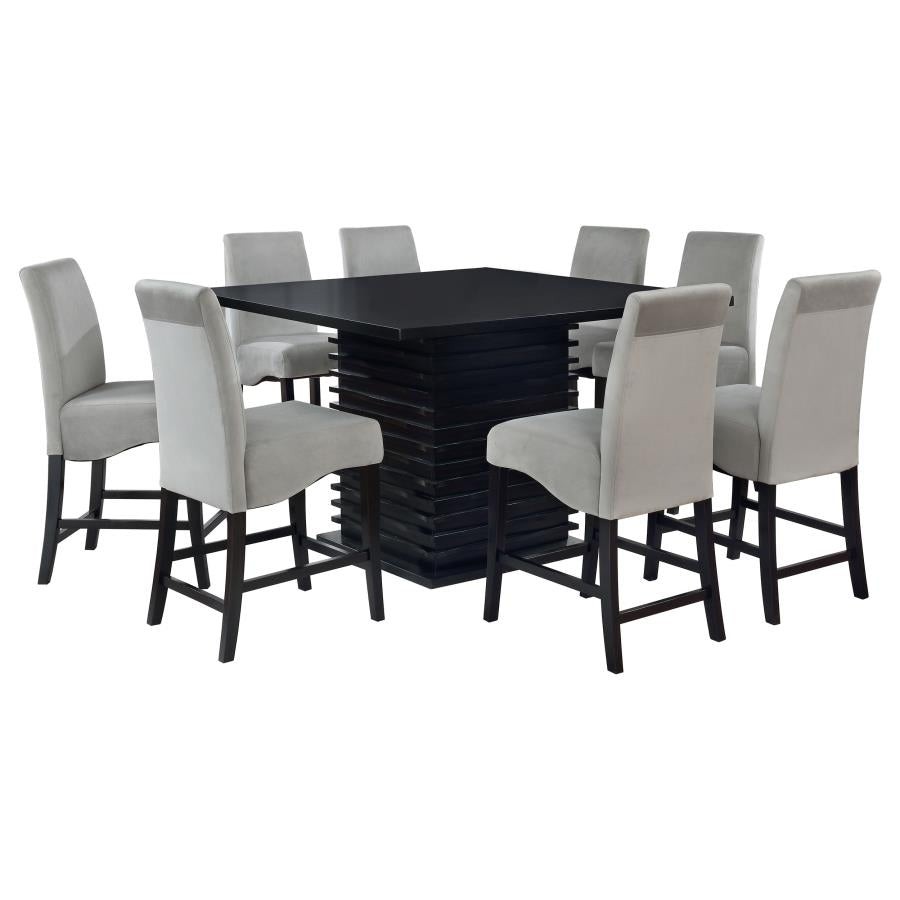 Stanton Square Counter Height Dining Table Set Grey