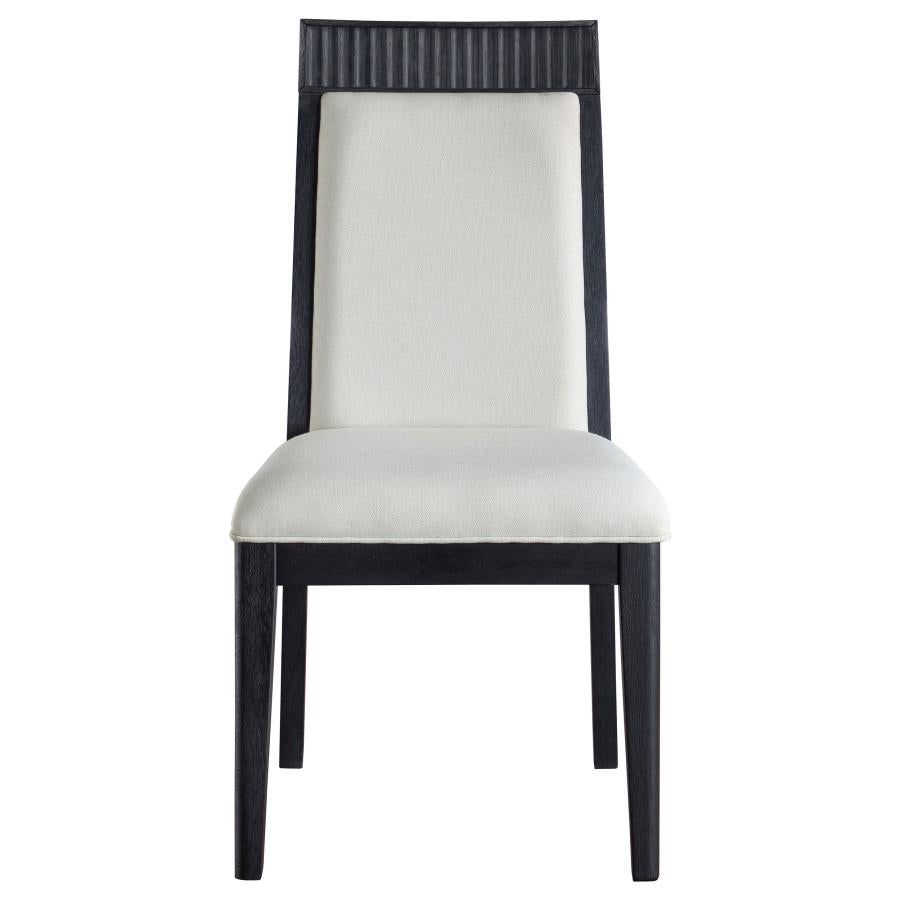 Brookmead Extension Leaf Dining Table Set Black - Venini Furniture 