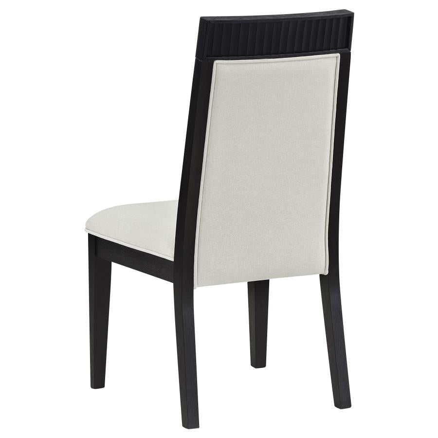 Brookmead Extension Leaf Dining Table Set Black - Venini Furniture 