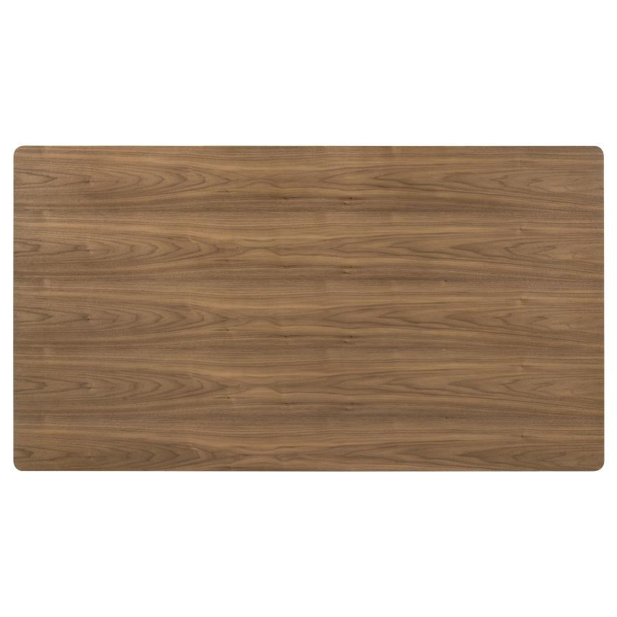 CRESTMORE 7-PIECE RECTANGULAR DINING TABLE SET WALNUT