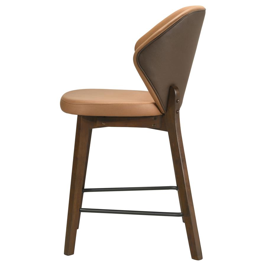 Randolph Upholstered Counter Height Chair Butterscotch (Set of 2)