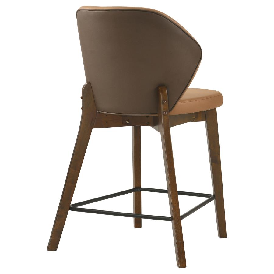 Randolph Upholstered Counter Height Chair Butterscotch (Set of 2)
