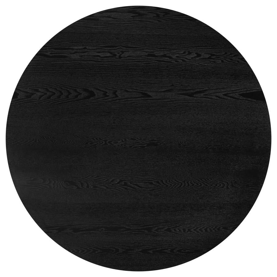 Strouse 5-piece Dining Set Wheat and Black