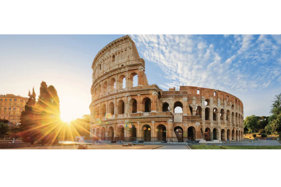 NC-20 ROME Majestic Colosseum At Sunrise Wall Art Print TG