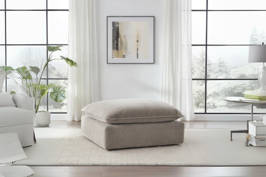 Sereen Fabric Ottoman