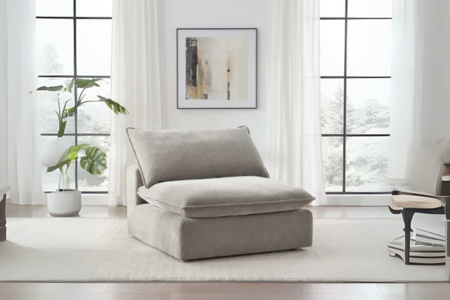 Sereen Fabric Armless Chair