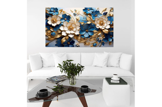 NC-89 JASMINE Floral 3D Modern Wall Art TG