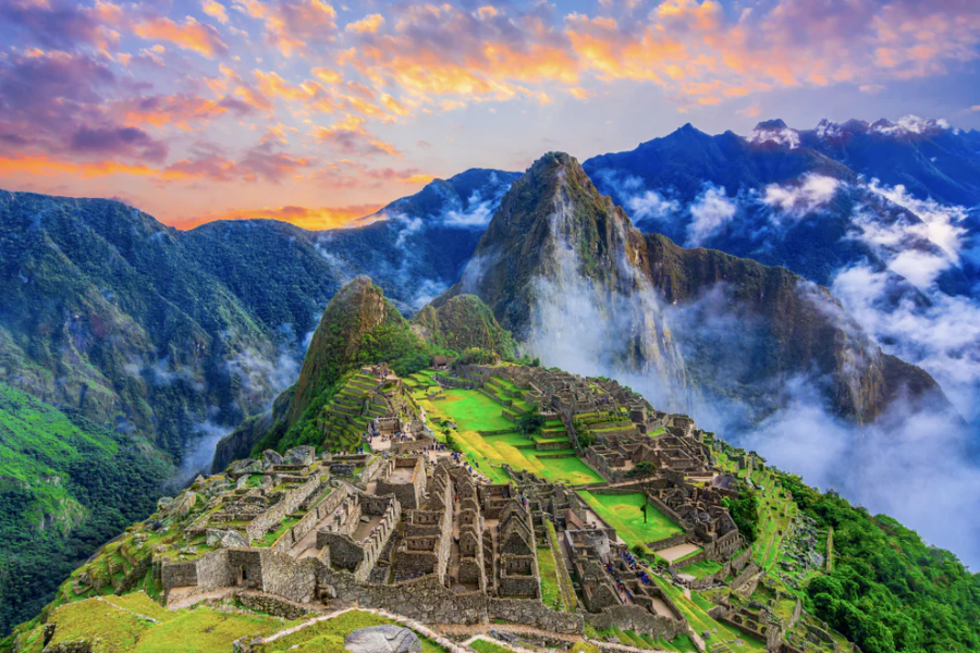 NC-57 INCA Landscape Terraces Modern Wall Art TG