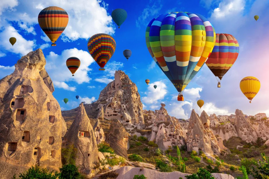 NC-55 CAPPADOCIA Hot Air Balloon Modern Wall Art TG