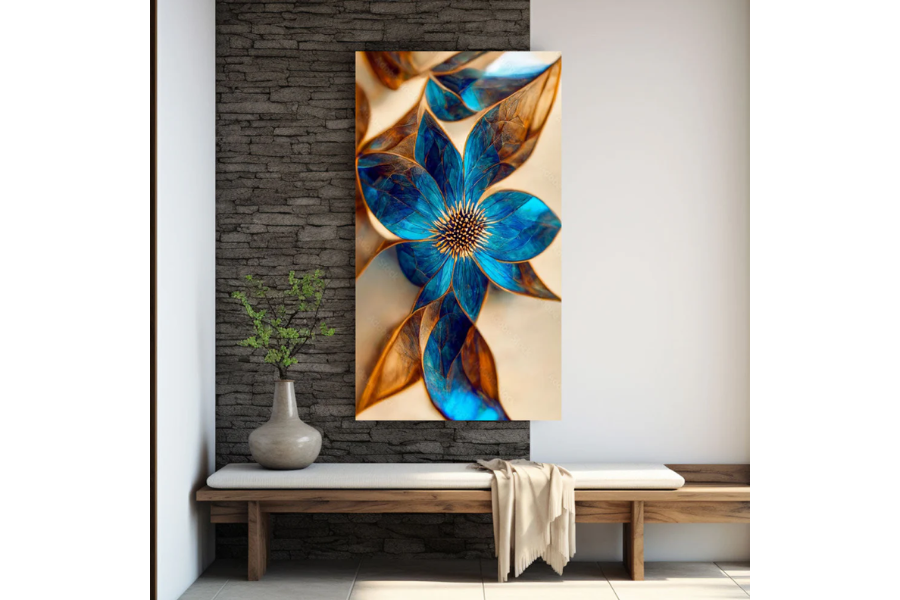 NC-79 LILAC 3D Flower Modern Wall Art TG