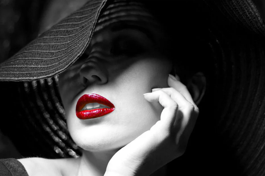 RETRO Lady Portrait Modern Wall Art TG