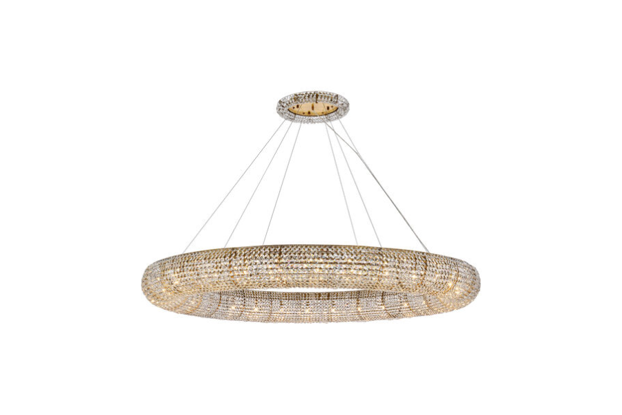Paris 30 Light 71 inch Chrome Chandelier Ceiling Light
