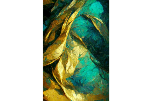 NC-75 NOUVA Elegant Floral Art Nouveau Wall Art TG