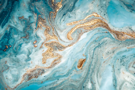 GALAXY Blue Milky Way Wall Art Print TG